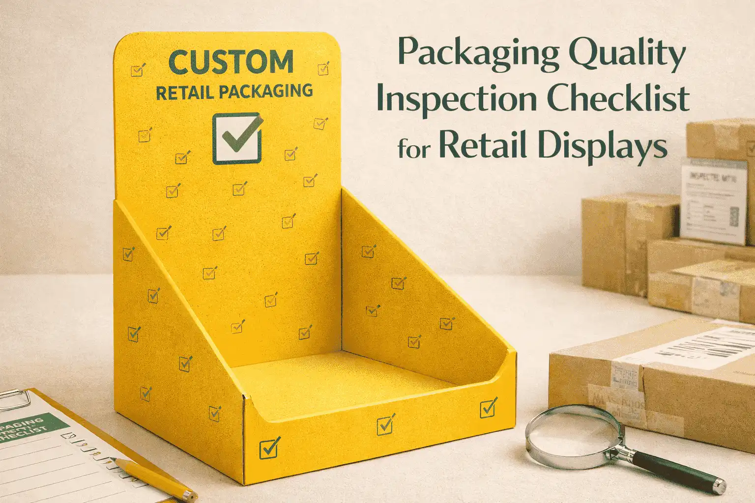 Packaging Quality Inspection Checklist for Retail Displays